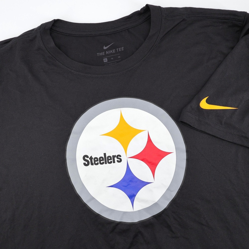 Nike Pittsburgh Steelers Dri-FIT Performance Graphic T-Shirt‎ Black Mens XL